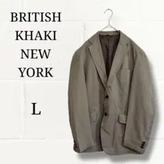 BRITISH KHAKI NEW YORK テンセル テーラードジャケット L