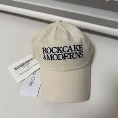 ROCKCAKE Moderns Logo Ball Cap - Cream