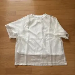新品◆IEDIT ドッキングシアーレイヤードトップス オフホワイト
