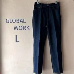 GLOBAL WORK GOODデニムテーパードパンツ ネイビー/デニム88 Lのサムネイル