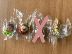 こびとづかん ソフビフィギュア2 タケノコビト　イチゴクレナイ　タカラコガネ