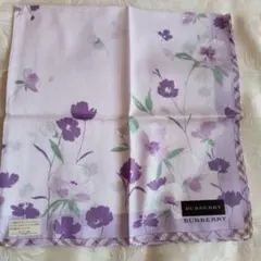 ポンタ様専用BURBERRY 花柄 ハンカチ大判