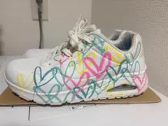 25.5cm SKECHERS Uno スニーカー ホワイトのサムネイル