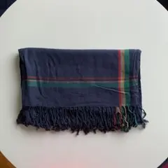 大人気♡軽くて柔らかい♡薄手大判ストール♡ネイビー