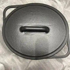 南部鉄器 池永鋳物 両手鍋 とグリルプレート蓋付きセット ブラック
