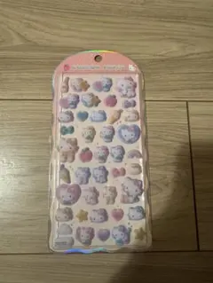 ハローキティ　コットンパフィシール