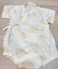 ジェラートピケ ベビー　あひる　甚平ロンパース 80-90