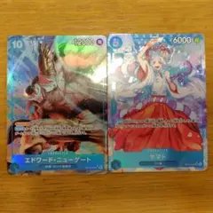 ワンピースカードゲーム受け継がれる意志　白ひげSR★ & ヤマトSR★2枚セット