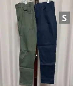 UNIQLウルトラストレッチスキニーフィットカラージーンズ Sサイズ 2本セット
