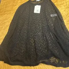 ジュンコシマダ　39000円　夏用　ケープ　ポンチョ　ブラック　UV対策のサムネイル