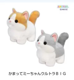 かまってミーちゃん　ウルトラBIG ぬいぐるみ 2種セット