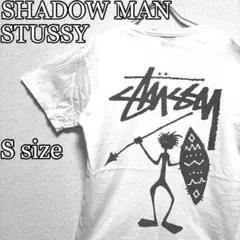 【大人気】stussy ビッグシャドーマン　メキシコ製　両面ロゴ　レア　Tシャツのサムネイル