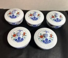 有田焼　陶祥窯　希少な蓋もの5個セット 有田焼 陶祥窯 希少な蓋もの5個セット