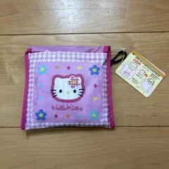 Hello Kitty エコバッグ ポケット付き かおはな