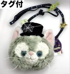 ジェラトーニ ハロウィン 顔型 ぬいぐるみ パスケース ポーチ ポシェット