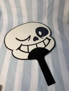 【匿名配送】サンズ うちわ アンダーテール Undertale 希少のサムネイル
