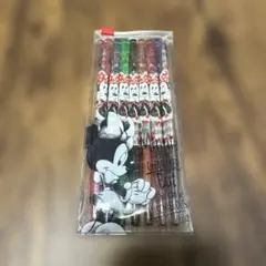 新品ディズニー　ミニーマウス　カラーペン7本セット　　平成レトロ女児
