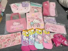 ハローキティ　バッグ、靴下、巾着、シュシュなどセット