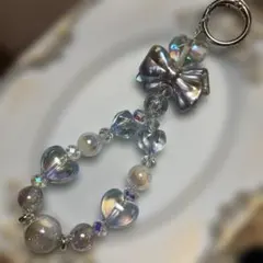 ビーズストラップスマホ携帯ハンドメイド