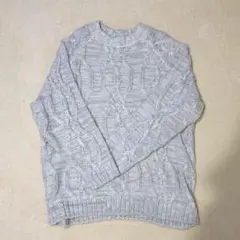 H&M ニット 白、キラキラ