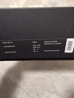 THE ONITSUKA LACE UP LO 革靴 26cm ブラック