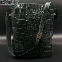 【美品】バリー ショルダーバッグ 肩がけ グリーン レザー