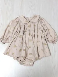 アプレレクール 花柄ロンパース 80