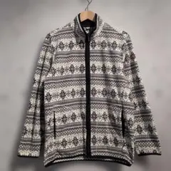UNIQLO 雪の結晶柄 フリースジャケット Lサイズ　ユニクロ