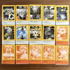 鬼滅の刃 カフェ 隊士百景 我妻善逸 フレーズカード 未開封15点セット