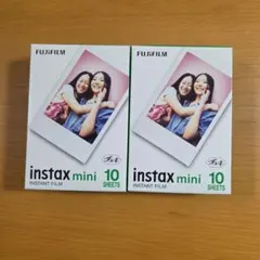 【2個セット】富士フイルム チェキ用フィルム INSTAX MINI 10枚入