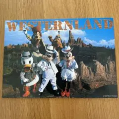 東京ディズニーリゾート ウェスタンランド ポストカード