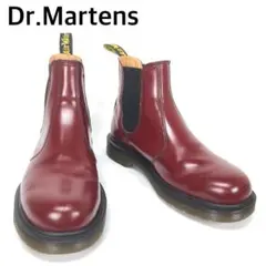 ドクターマーチン　2976　レザーチェルシーブーツ　サイドゴア　チェリーレッド