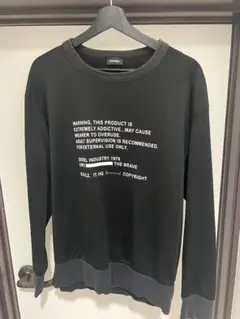 diesel ブラック トレーナー