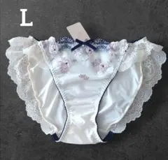 narue ナルエー ショーツ 刺繍 フリル Lサイズのサムネイル