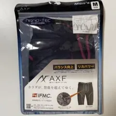 AXF　アクセフ　メンズ　ハーフタイツ　ネイビー　Mのサムネイル