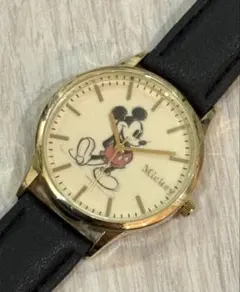 Disney ミッキーマウス　クウォーツ腕時計　未使用　稼働品