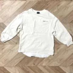 petit main オーガニックコットン レイヤードトレーナー 130cm