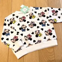 ミニー　ハート♡　トレーナー　新品
