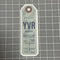 【YY-25】防水ステッカー 旅行 trip 旅券タグ tag チケット 飛行機