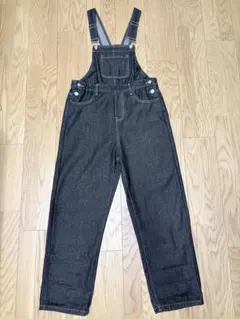 UNE MANSION ブラックデニムサロペット