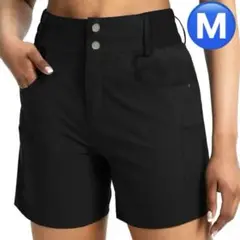 【新品/Mサイズ】ゴルフウェア レディース パンツ ハイウエスト ブラック