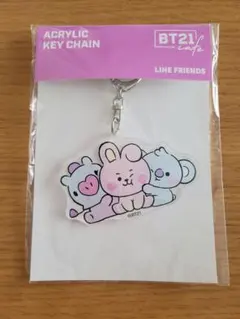 BT21カフェ アクリルキーチェーン