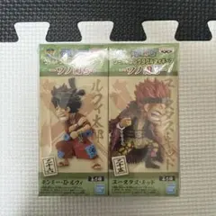 ワンピース ワールドコレクタブルフィギュア ワノ国 ルフィ ユースタス・キッドのサムネイル