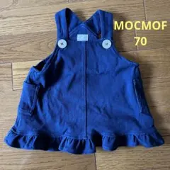 ベビー　オーバーオールスカート　70 MOCMOF モクモフ