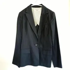 ナチュラルビューティーベーシック シルク混 テーラードジャケット M 通勤 就活