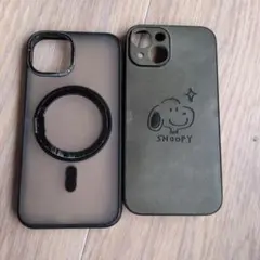 iPhone14用ケース 2点セット スヌーピー