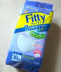 Fitty 7DAYSマスク EXplus ホワイト 30枚入り大きめサイズのサムネイル