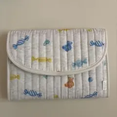 新品♡母子手帳ケース キャンディとクマ柄　M