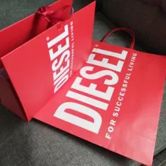 DIESEL ショッピングバッグ ギフトBOX リボン付き