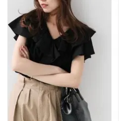 新品タグ付 ジャーナルスタンダードレリューム 《WEB限定》フリルプルオーバー